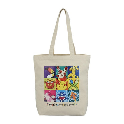 Pokemon Center Original Canvas Tote Bag (What's your charm point?)